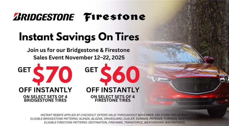 Bridgestone & Firestone Sales Event